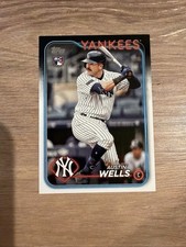 Austin Wells 2024 Topps Series 2 Rookie Card #624 New York Yankees