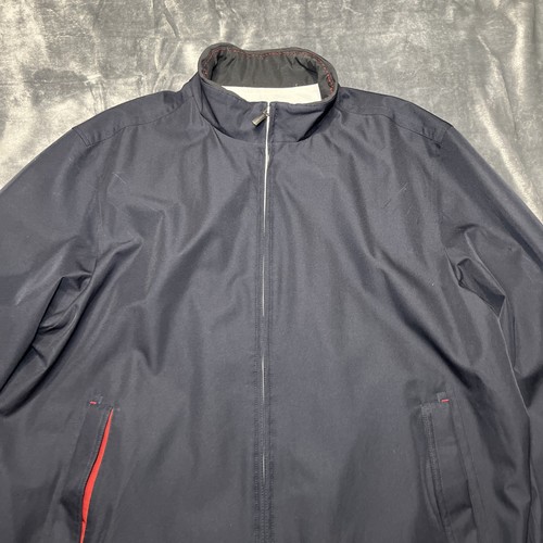 Rainforest Membrane System Jacket Men’s XXL Black Outdoor EUC Harrington - Picture 2 of 13