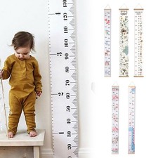Growth Chart Wall Decor for Kids   Canvas Removable Height Chart Measuring Ruler