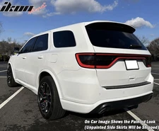 Fits 11-25 Dodge Durango Side Skirts 21+ Hellcat Style Rocker Panel PP Extension