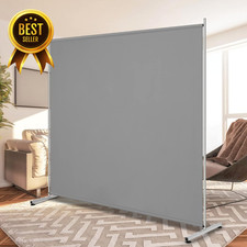 Large Panel Room Divider Privacy Screen Freestanding Office Partition 71 x 69.5