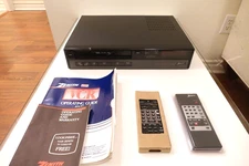 Zenith VCR Hi-Fi 4 Head Stereo Video Recorder VRE510HF Remotes Manuals Excellent
