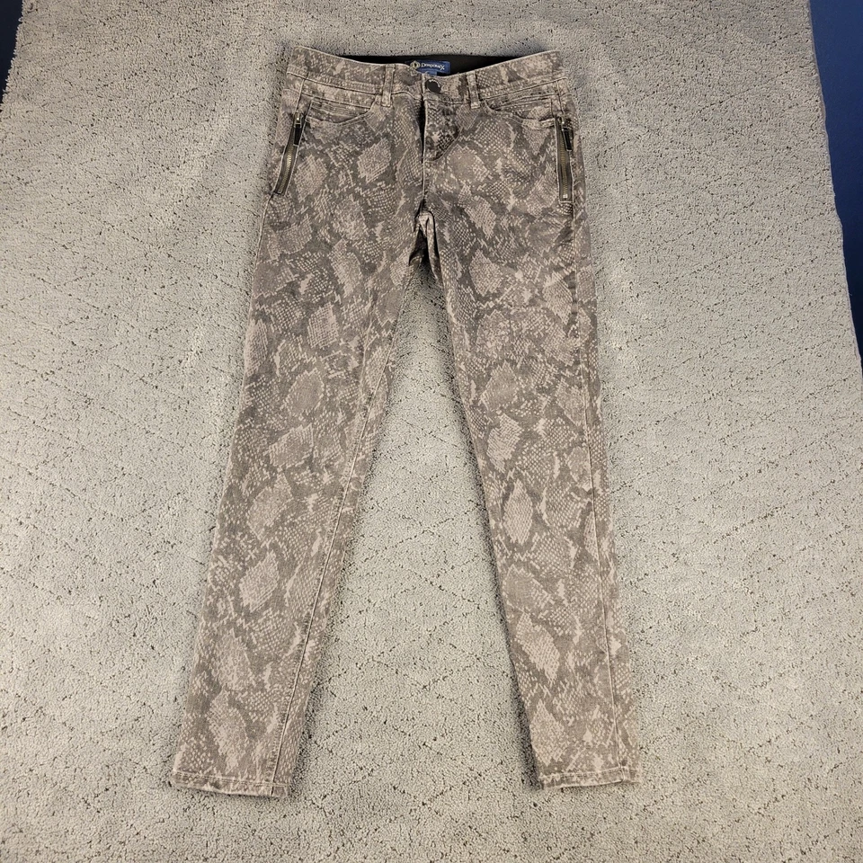 Democracy Pants Womens 6 Snakeskin Pattern Ankle Ab Solution Stretch Snake - Image 3 of 4