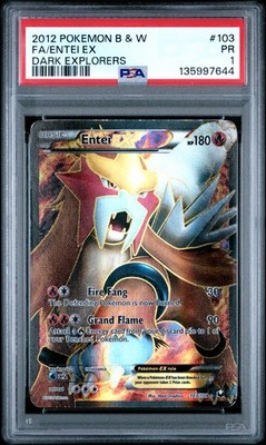 Entei EX (103 Full Art) 103/108 Dark Explorers Holo for sale