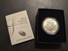 2016-W $1 Silver American Eagle Burnished Uncirculated Coin OGP & COA West Point