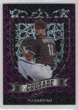 2021 Panini Chronicles Crusade Purple Velocity Prizm Yu Darvish #7 10ou