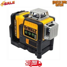 DeWalt DW089LG 12V Green Line 3 x 360 Laser Level Laser Tool battery + charger