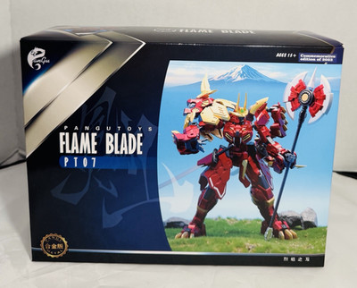 Pangu Toys PT-07 Flame Blade Samurai Lion 5.9'' Transforming Robot Figure NEW