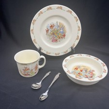 Royal Doulton Bunnykins 5 Piece Set English Fine Bone China Easter Classic