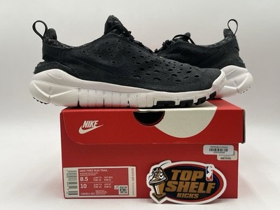 DS New Nike Free Run Trail Black White 2021 8.5 Authentic Trainer Runner Low 