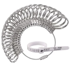 Jewelry Sizers Stainless Iron Ring Size 013 Finger Ring Sizing Measuring Tool Ri