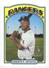 2021 Topps Heritage #603 Sherten Apostel