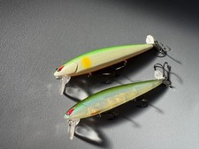 Nories Laydown Minnow Wake Prop Plus Set of 2 Used Fishing Lures