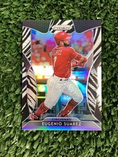 Eugenio Suarez 2019 Panini Prizm Baseball Zebra Prizm /99 SP #79 Reds Free Ship!