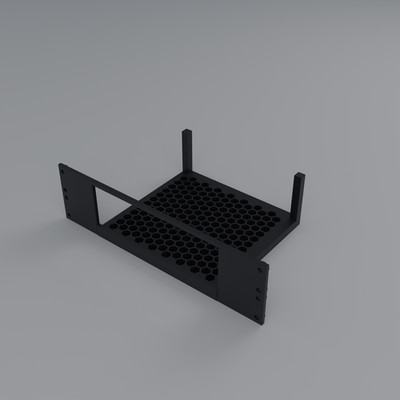 PrintForge 10'' 1.5U Rack Mount for NVIDIA DGX Spark