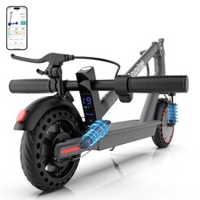 Electric Scooter Adults, Foldable 8.5" Solid Tires E Scooter for Adults, 16 M...