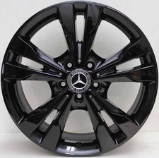 18 inch Genuine Mercedes Benz C CLASS W205 2020 MODEL ALLOY WHEELS IN BLACK