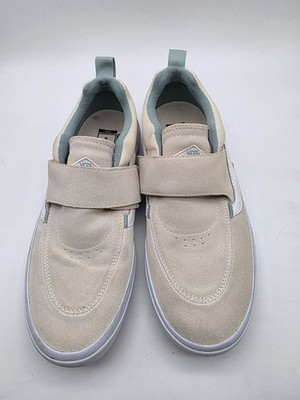 Vans Kyle Pro 2 Men Skateboard Sneaker 9.5 Antique White Hook & Loop Pop Cushion