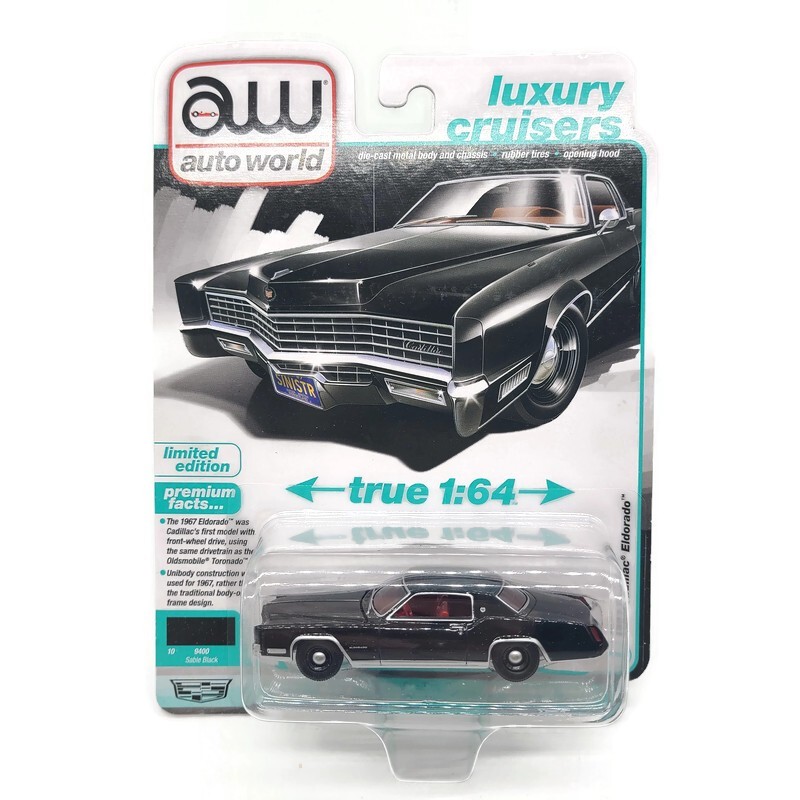 Auto World Premium Luxury Cruisers 1967 Cadillac Eldorado New Free