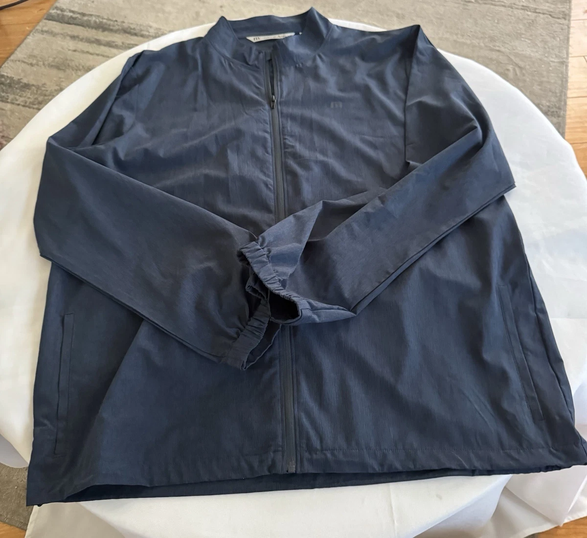 Veste Coupe-vent Travis Mathew Homme - Bleu - Taille XXL - Poches, Cordon - NEUF Sans étiquettes