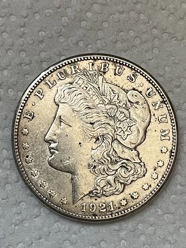 1921-S Morgan Silver Dollar, San Francisco Mint, 90% Good Detail