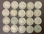 Lot Of 20 Indian Head Buffalo Nickels