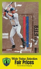 2004 Donruss Leather & Lumber Derek Jeter #96 New York Yankees