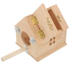  Budgie Nesting Box Cockatiel Breeding Bird House for Cage Boxes Birds