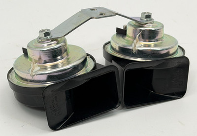 FIAMM AM80S Dual Snail Horn Assembly 12V High Low Tone Made in USA | OEM 55306