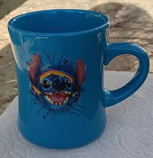 DISNEY STITCH 3D 16 oz ceramic coffee mug - EUC
