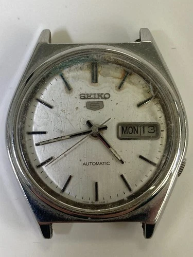 Vintage Seiko 7009-3140 Automatic Men's Watch, Pre-Owned, Doesn't Run (37-#75)
