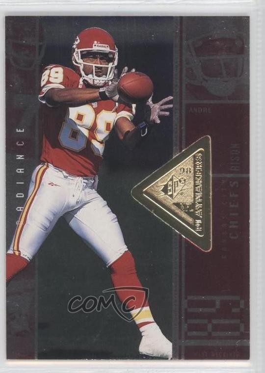 1998 Upper Deck SPx Finite Playmakers Radiance 1277/2750 Andre Rison #100 q9c