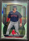 2023 Bowman ROMAN ANTHONY 1st Bowman Lunar Glow Refractor Card #BCP-71 - RED SOX