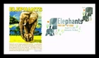 DR JIM STAMPS US COVER ELEPHANTS FIRST DAY ISSUE PANDA CACHET PICTORIAL CANCEL