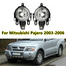 2 Pcs Fog Lights Clear Driving Lamps For Pajero Montero 03-06 Mn136353 Mn133759