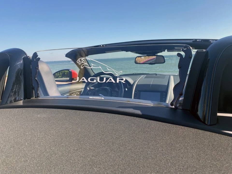 Deflector de viento para Jaguar F-Type 2014-presente parabrisas "SOPORTES NO INCLUIDOS" Foto 3 de 4