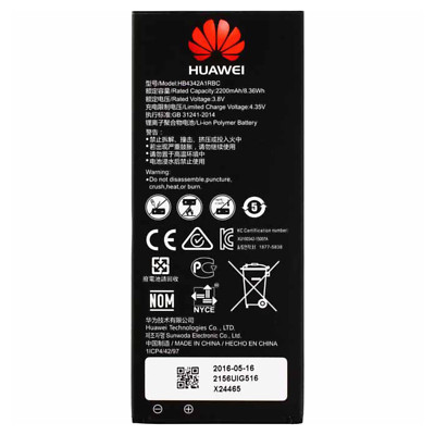 Huawei Akku für Honor 4a Y5II/Y6/Y6II Ascend 3,8V 2200mAh Batterie HB4342A1RBC