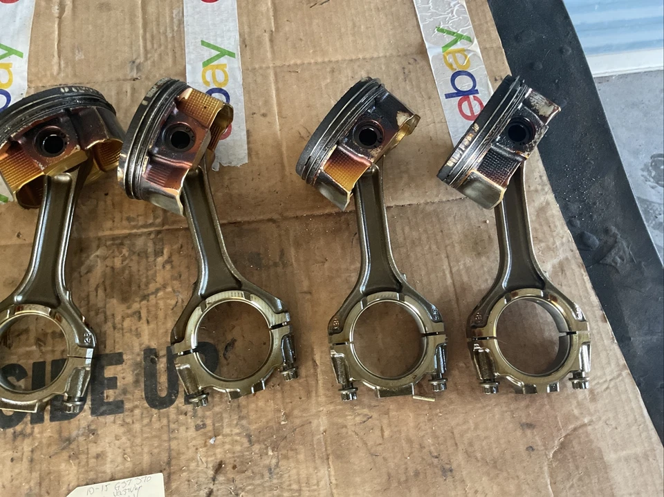 Kit de pistones 10-15 Infiniti G37 Nissan VQ37VHR 370Z con bielas A2010-EY09E Foto 3 de 4