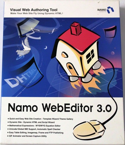 RARITÄT - Namo WebEditor 3.0 - Windows - Englisch - NEUWARE - Bild 1 von 3