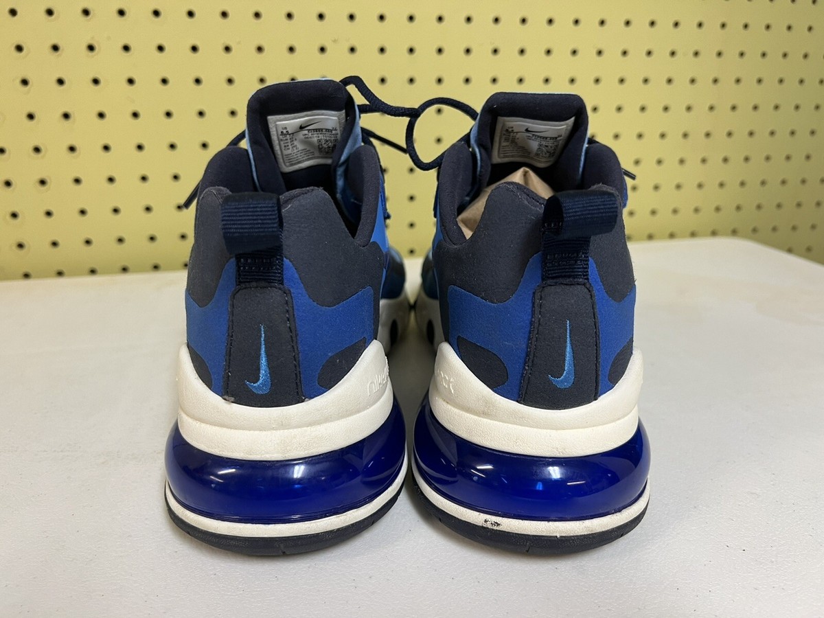 Nike Air Max 270 React CI3866-400 Men\'s 11.5 Shoes Pacific Blue Sneakers Size 13 Nike Air Max 270 React Pacific Blue | Mercari main image 3
