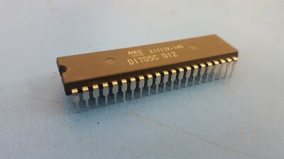 IC, UPD1705C-012, NEC, PLL/Frequency Synthesis Circuit, CMOS, PDIP42, 2 Pcs