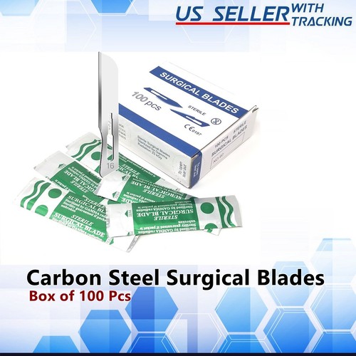100pcs Carbon Steel Scapel Blades Dental Medical Instruments Surgical Blade - Picture 20 of 36