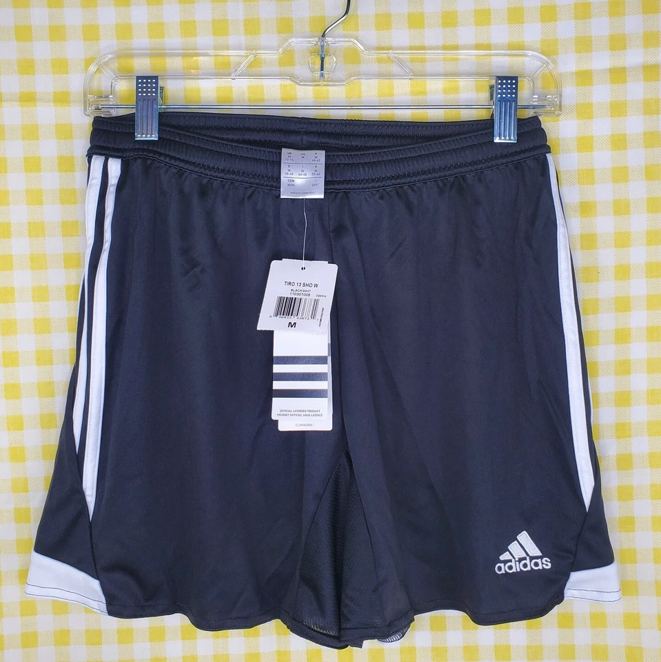 Nuevo con etiquetas Pantalones Cortos de Fútbol Adidas Tiro 13 Negro Cobalto/Blanco Juvenil Mediano - Reino Unido 12-14 Foto 2 de 4