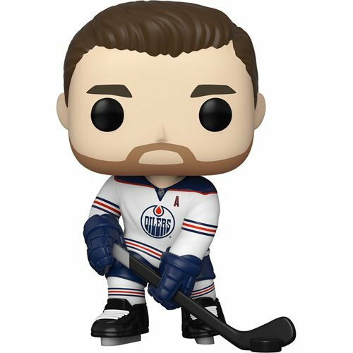 Sale Nhl Oilers Leon Draisaitl (Road Uniform) Pop! Vinyl Figure + Free Pop Protector