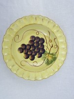 Tabletops Unlimited Serving Bowl Vino 11 Hand Painted Grape Design Tabletops Unlimited Serving Bowl Vino 11 Hand Painted Grape Design