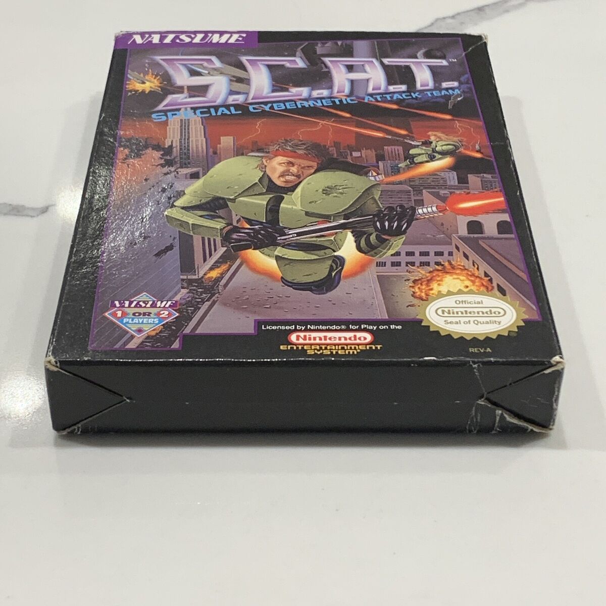 S.C.A.T. Special Cybernetic Attack Team (NES 1991) Authentic S.C.A.T. Special Cybernetic Attack Team (NES 1991) Authentic