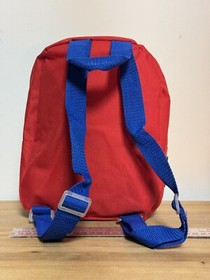 Super Mario Bros Backpack 11" Toddler Luigi Blue Red Nintendo NES Bag Small