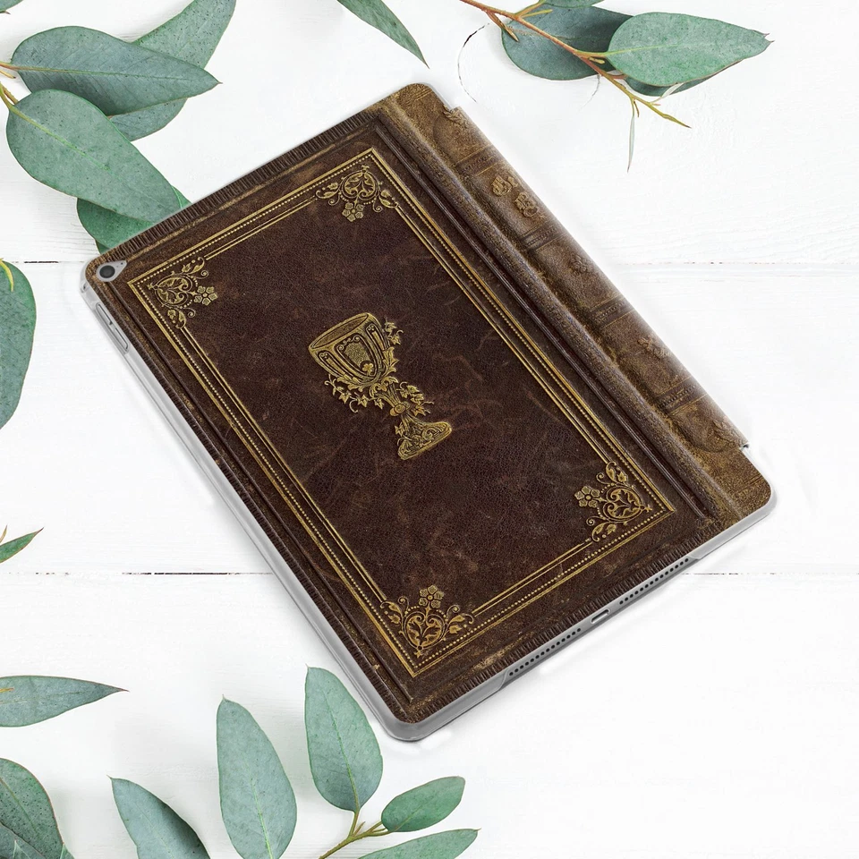 Vintage Ancient Book Old Retro Case For iPad 10.2 Pro 12.9 11 9.7 Air 3 4 5 Mini - Image 3 of 4
