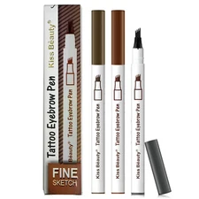 Tattoo Eyebrow Pen Long Lasting Eye Brow Marker Ink Gel Pencil 1 Oz. 3 Pack