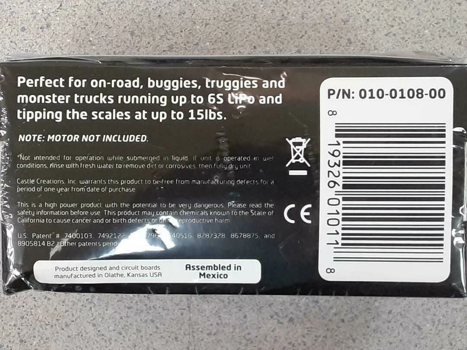 Castle Creations Mamba Monster 2 1/8th Scale Brushless ESC 010-0108-00 Brand New - Image 2 of 2